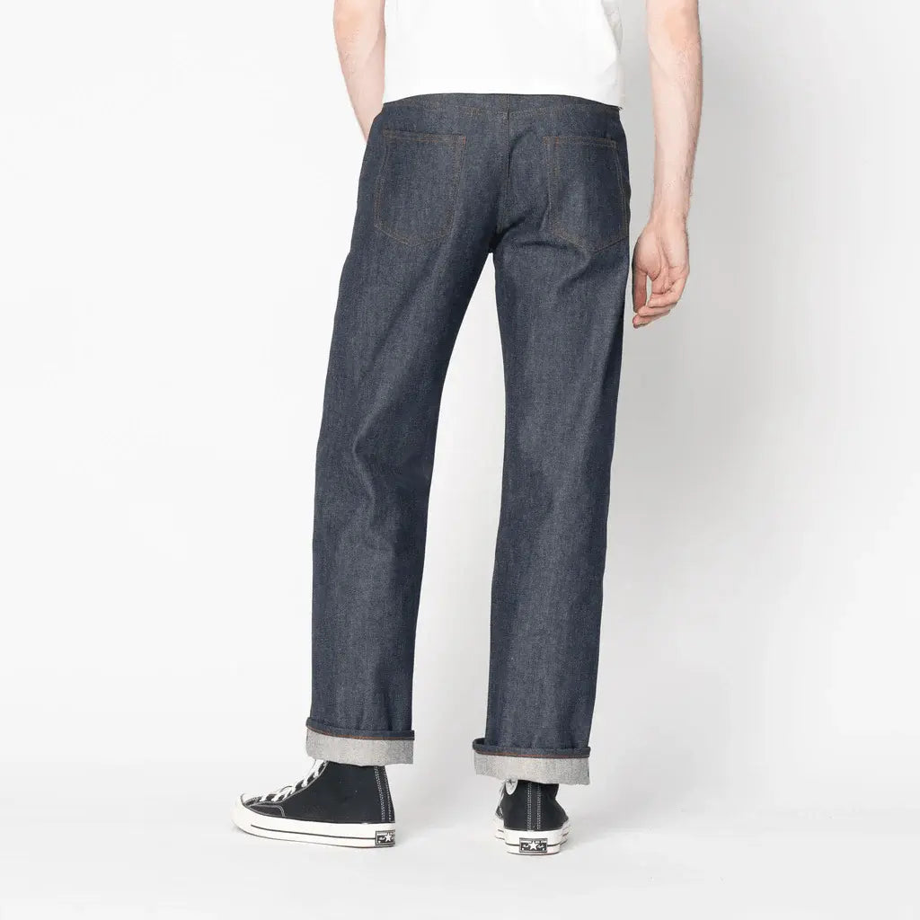 UB701 Indigo Rigid Raw Selvedge Denim - Wide Fit 14.5 oz - Raw Denim