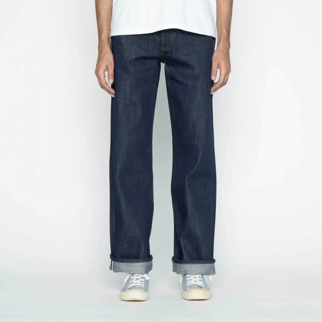 UB721 Indigo Selvedge Denim - Wide Fit 21oz - Raw Denim
