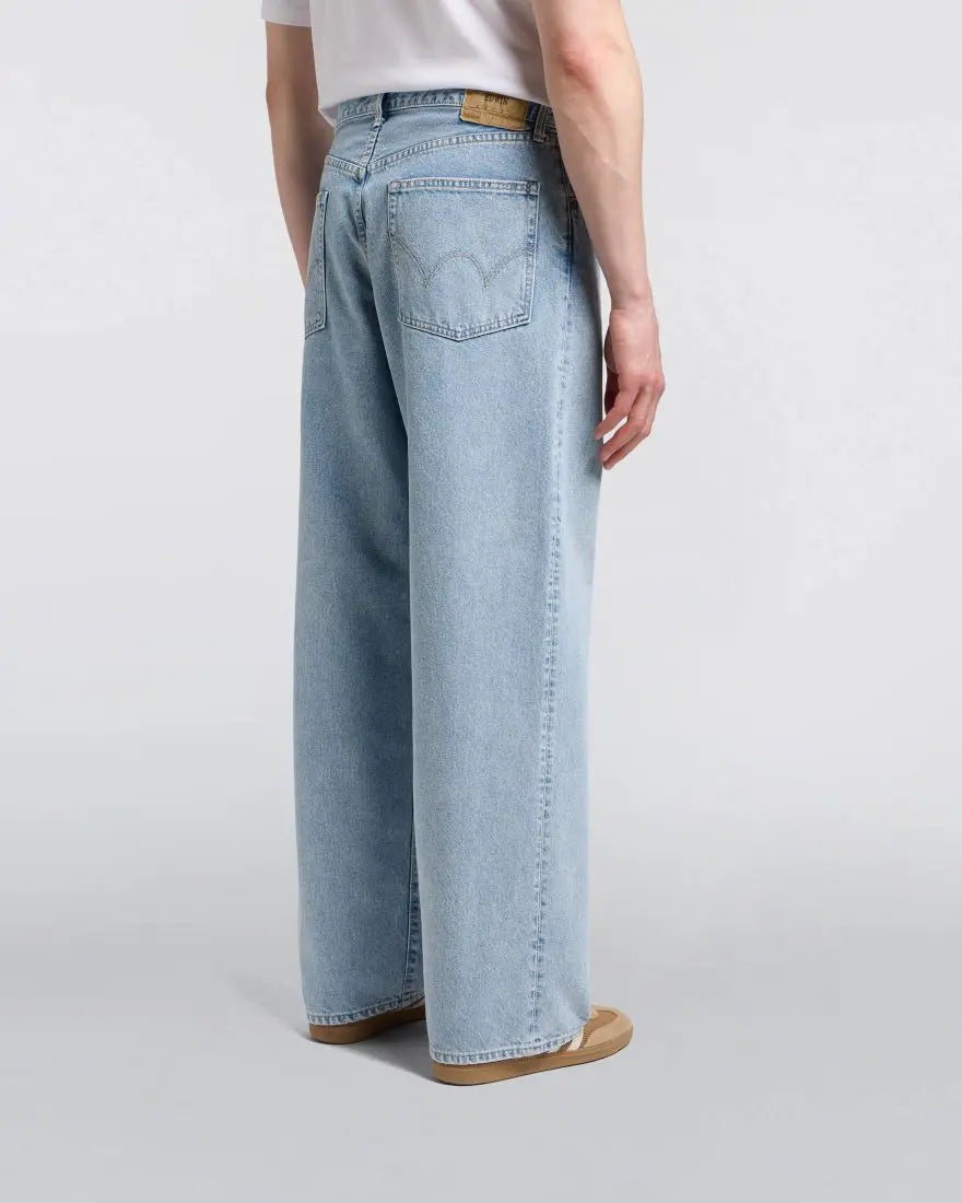 WIDE PANT - Blue Light Used - Raw Denim