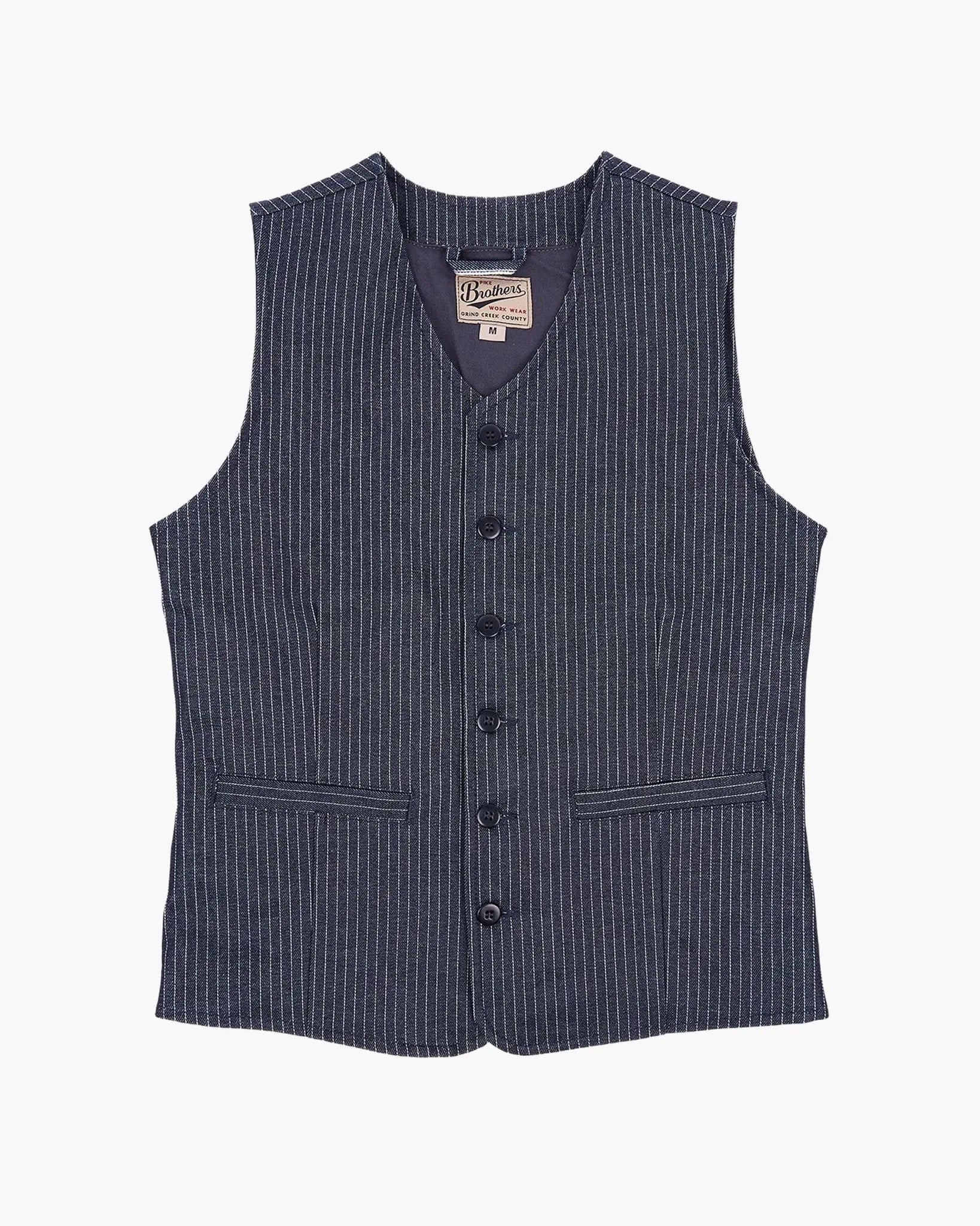 1905 Hauler Vest – Blue Wabash