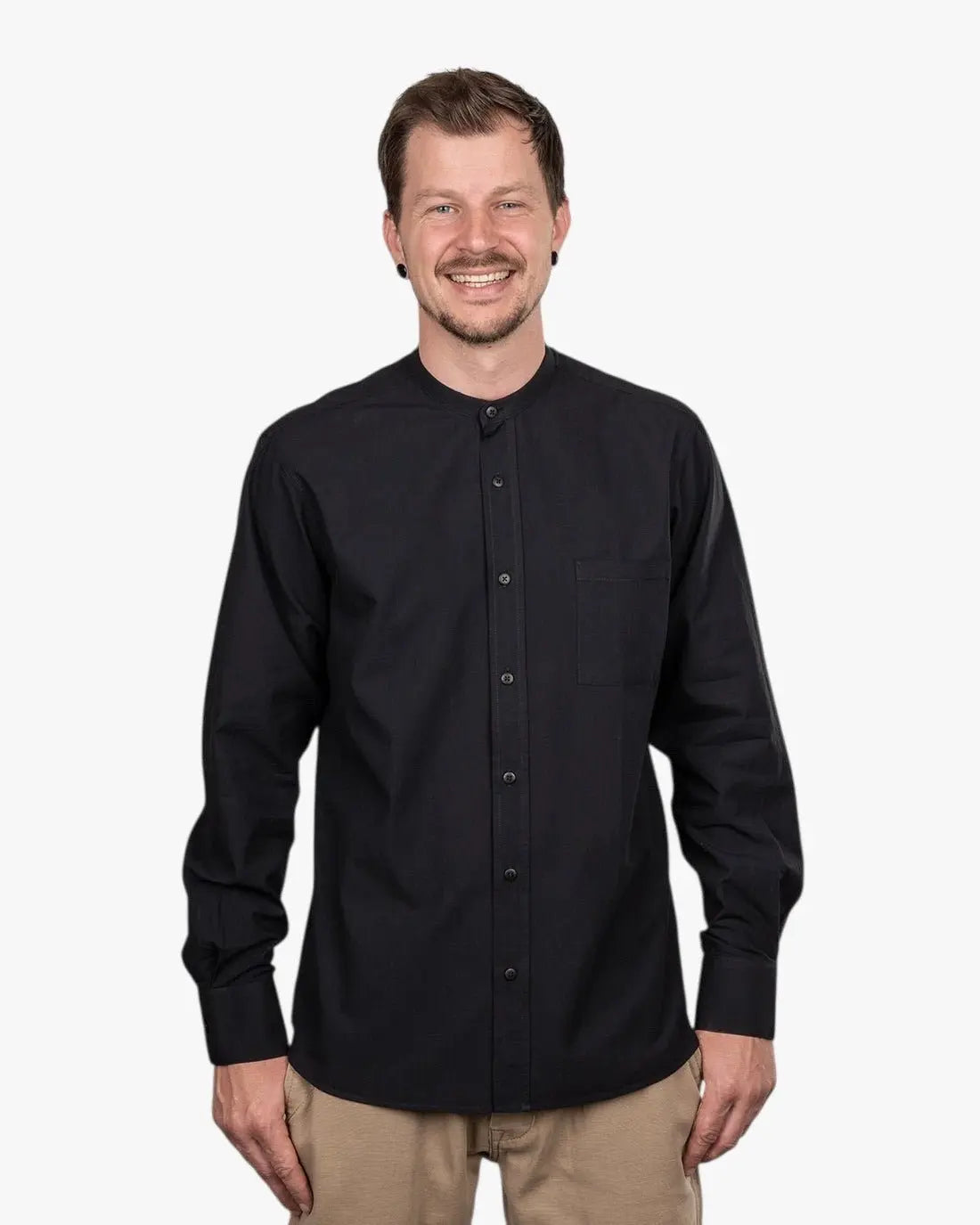 1923 BUCCANOY SHIRT - Black Chambray - Raw Denim