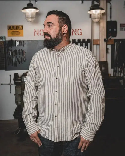 1923 Buccanoy Shirt Iwaki Grey - Pike Brothers - Raw Denim