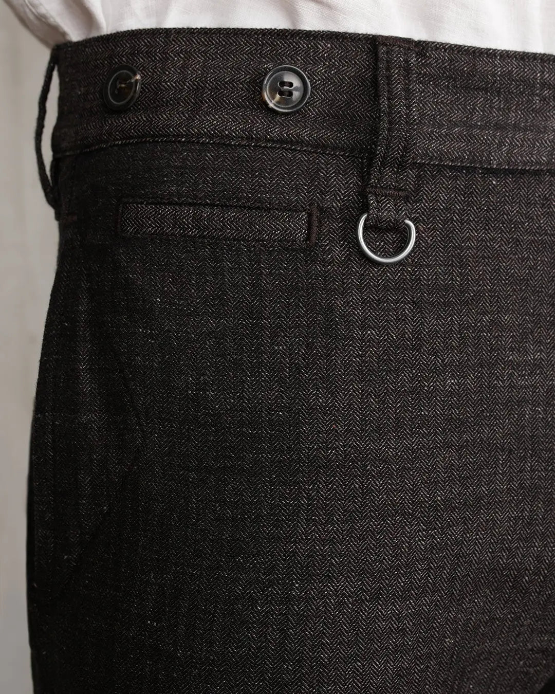 1927 HARVESTER TROUSERS - Owen Brown - Raw Denim