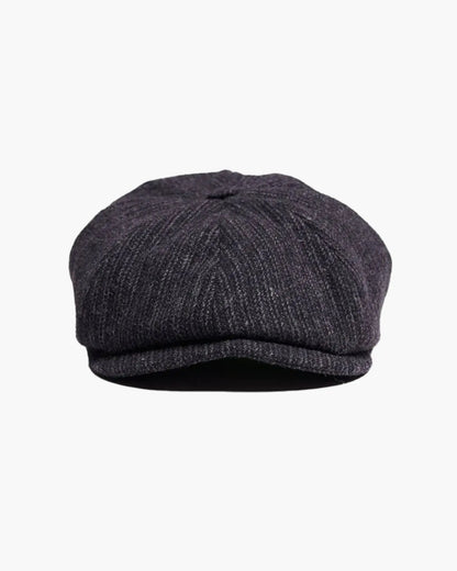 1928 Newsboy Cap Glasgow Grey - Pike Brothers - Raw Denim