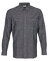1940 USN CHAMBRAY SHIRT - Harbor Grey - Raw Denim
