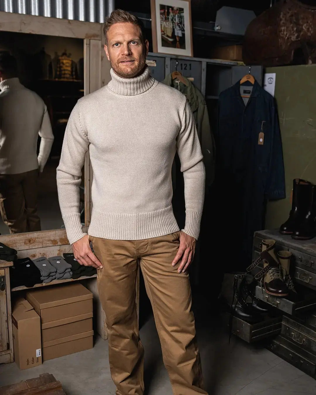 1941 ROYAL AIRFORCE SWEATER - Raw Denim