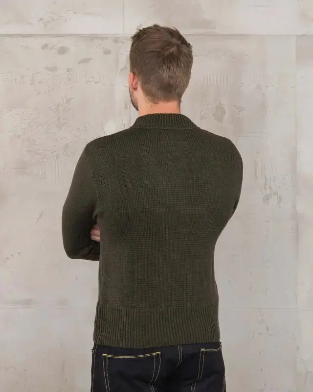 1941 USN SEAMAN SWEATER - Olive - Raw Denim