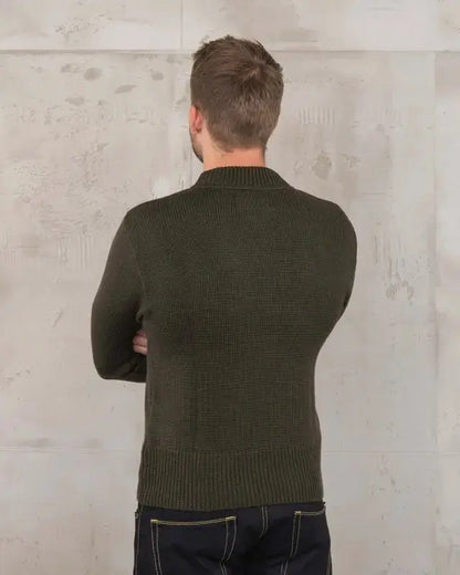 1941 USN SEAMAN SWEATER - Olive - Raw Denim