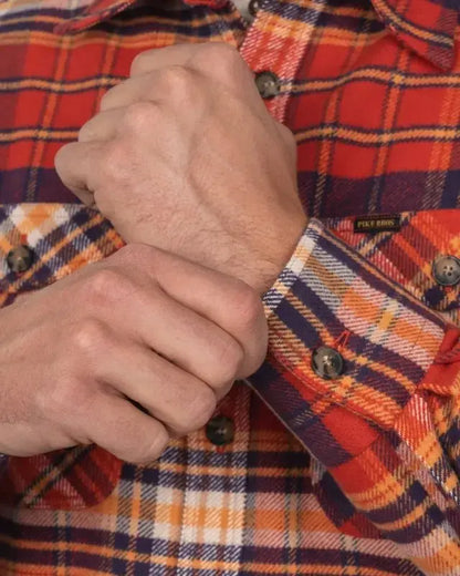 1943 CPO SHIRT - Barrow Red - Raw Denim