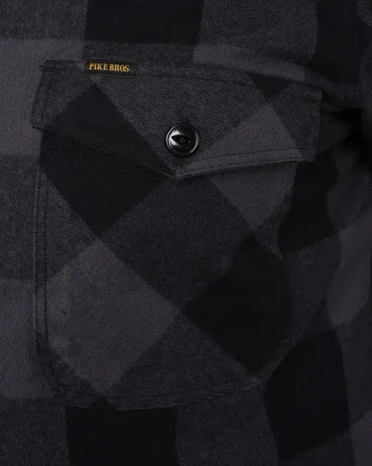 1943 CPO SHIRT - Buffalo Grey Flannel - Raw Denim