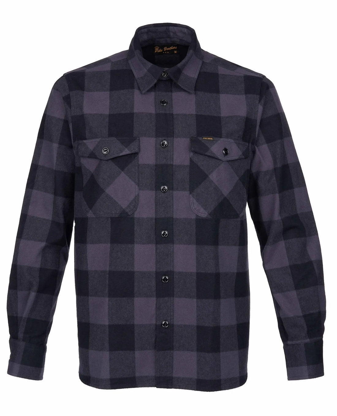 1943 CPO SHIRT - Buffalo Grey Flannel - Raw Denim