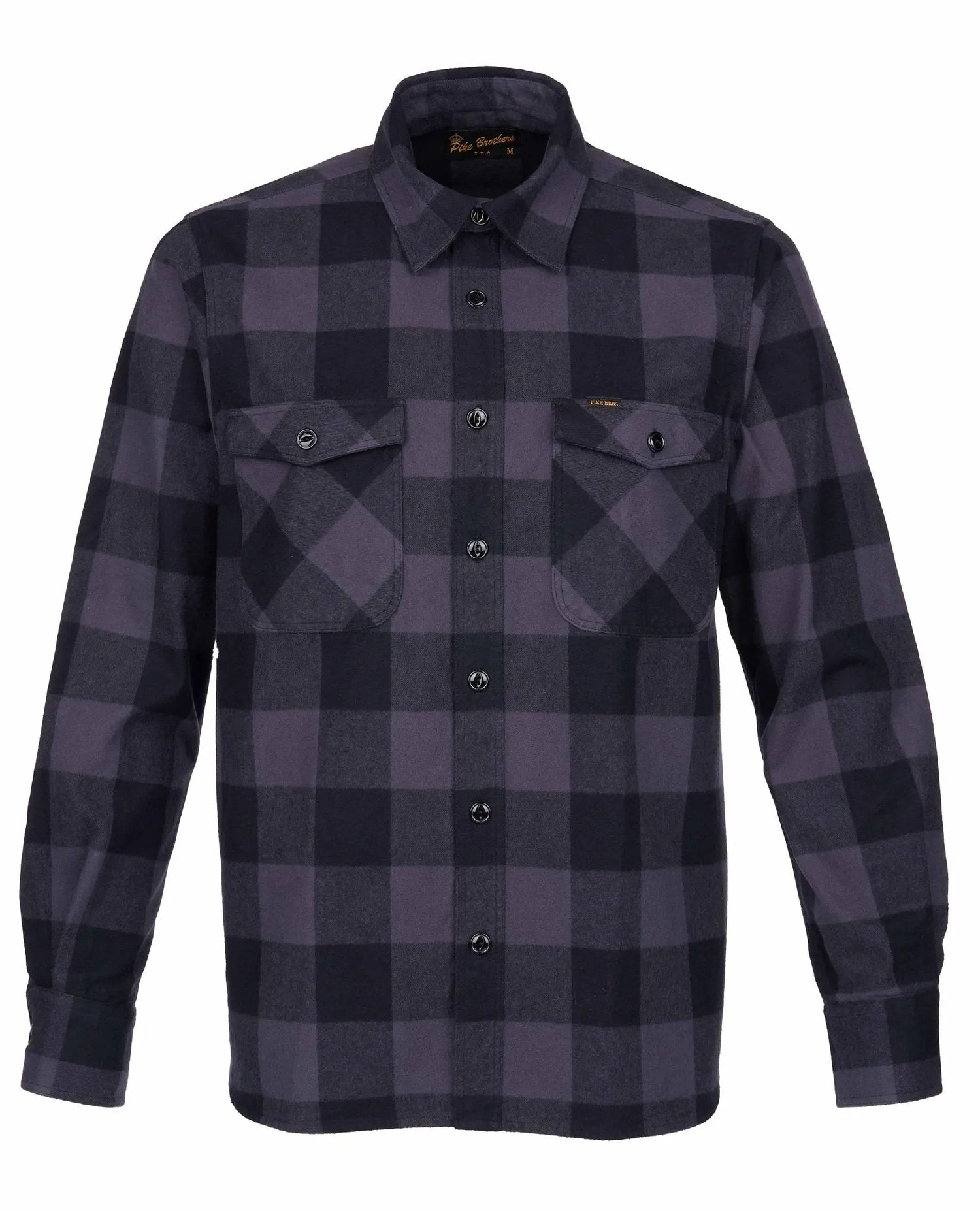 1943 CPO SHIRT - Buffalo Grey Flannel - Raw Denim