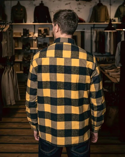 1943 CPO Shirt Buffalo yellow flannel - Raw Denim