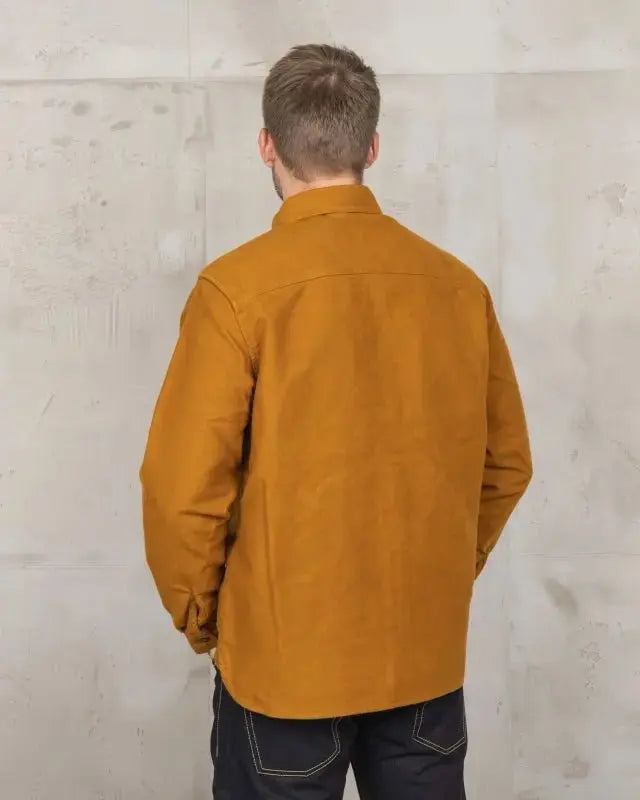 1943 CPO SHIRT - Moleskin Mustard - Raw Denim