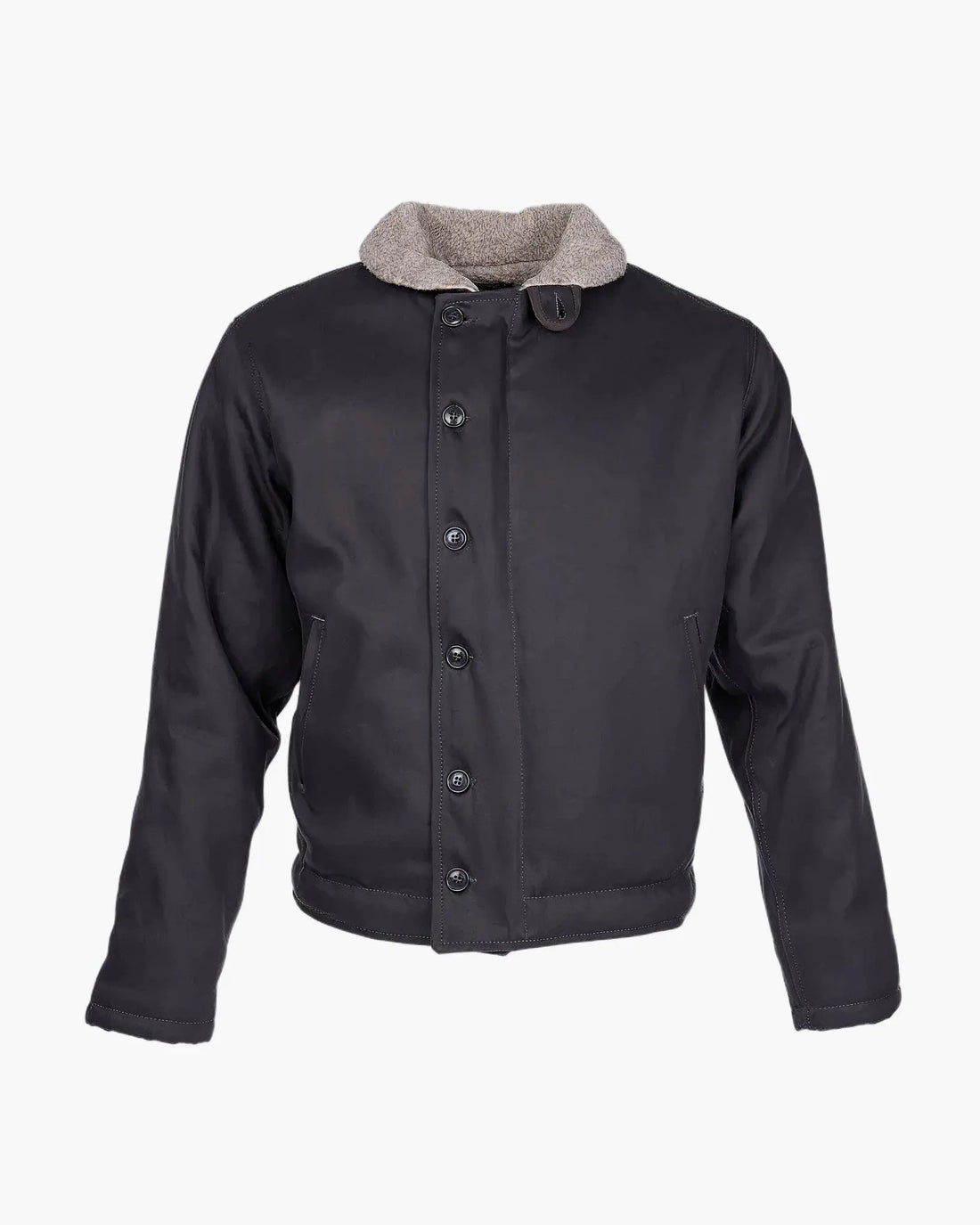 1944 N1 DECK JACKET - Elephant Skin Asphalt - Raw Denim