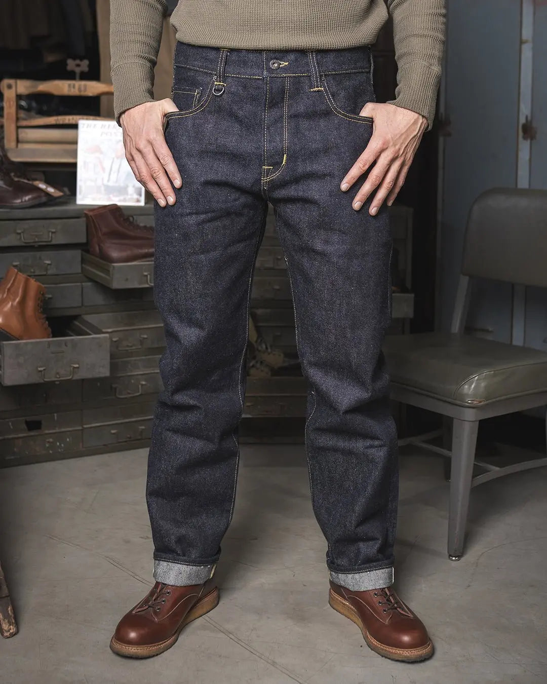 1947 ROAMER PANT - Indigo Selvedge 21 oz - Raw Denim