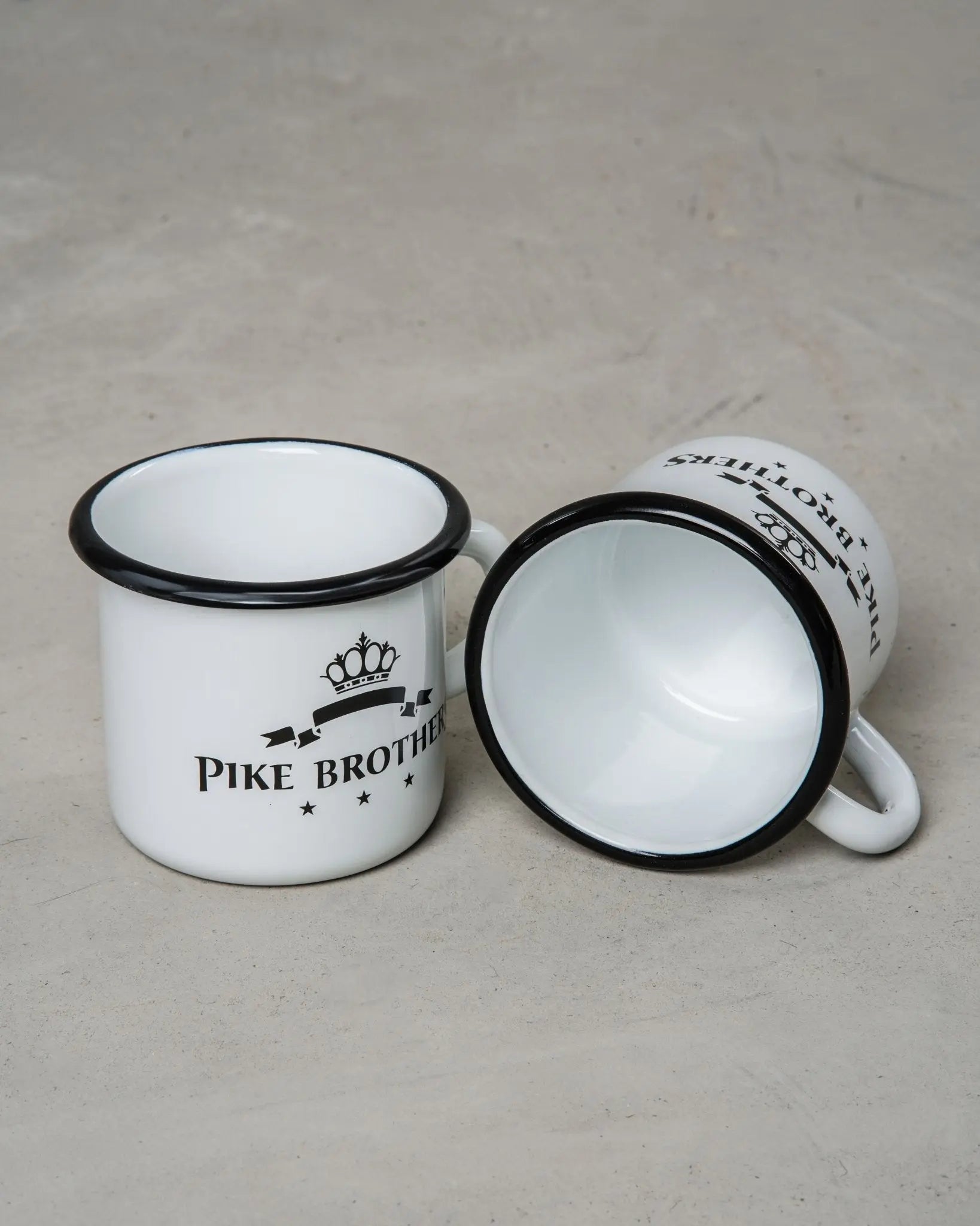 1951 PB ENAMEL MUG - White - Raw Denim
