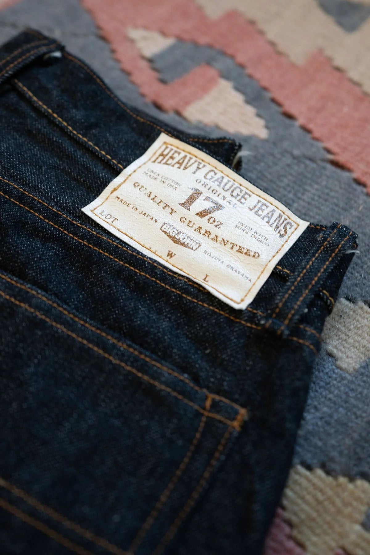 Heavy Gauge Jeans 17oz - Straight - M1803