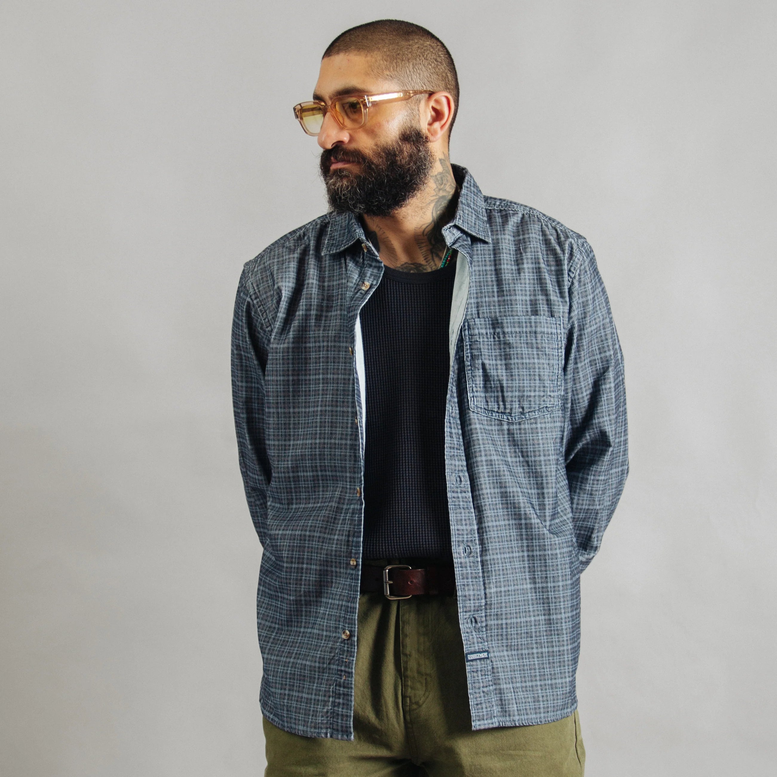 Vintage BD Shirt - Box Cord Navy