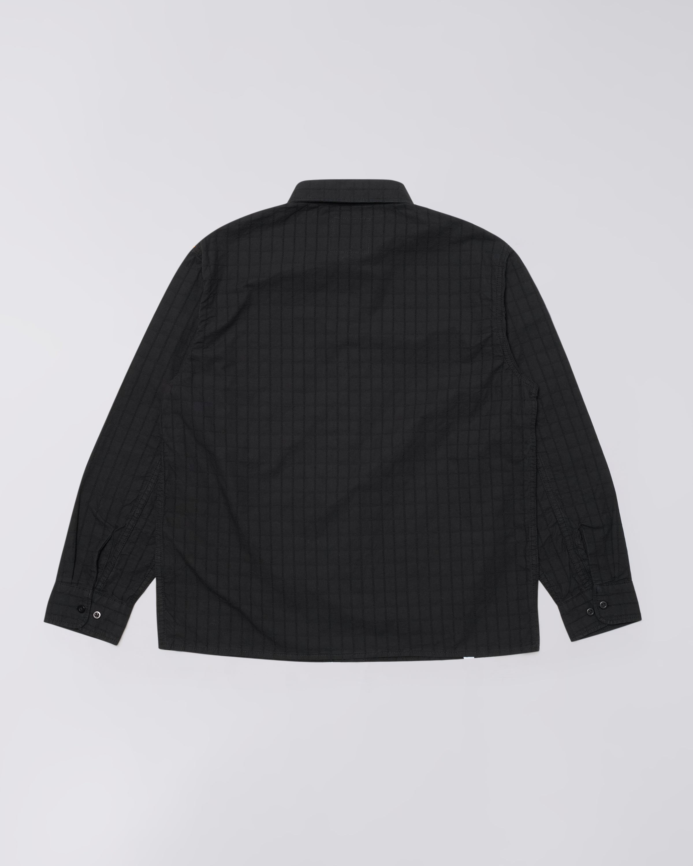 Sebastian Shirt LS – PFD Dry Grid Weave (220g) – Black – EDWIN
