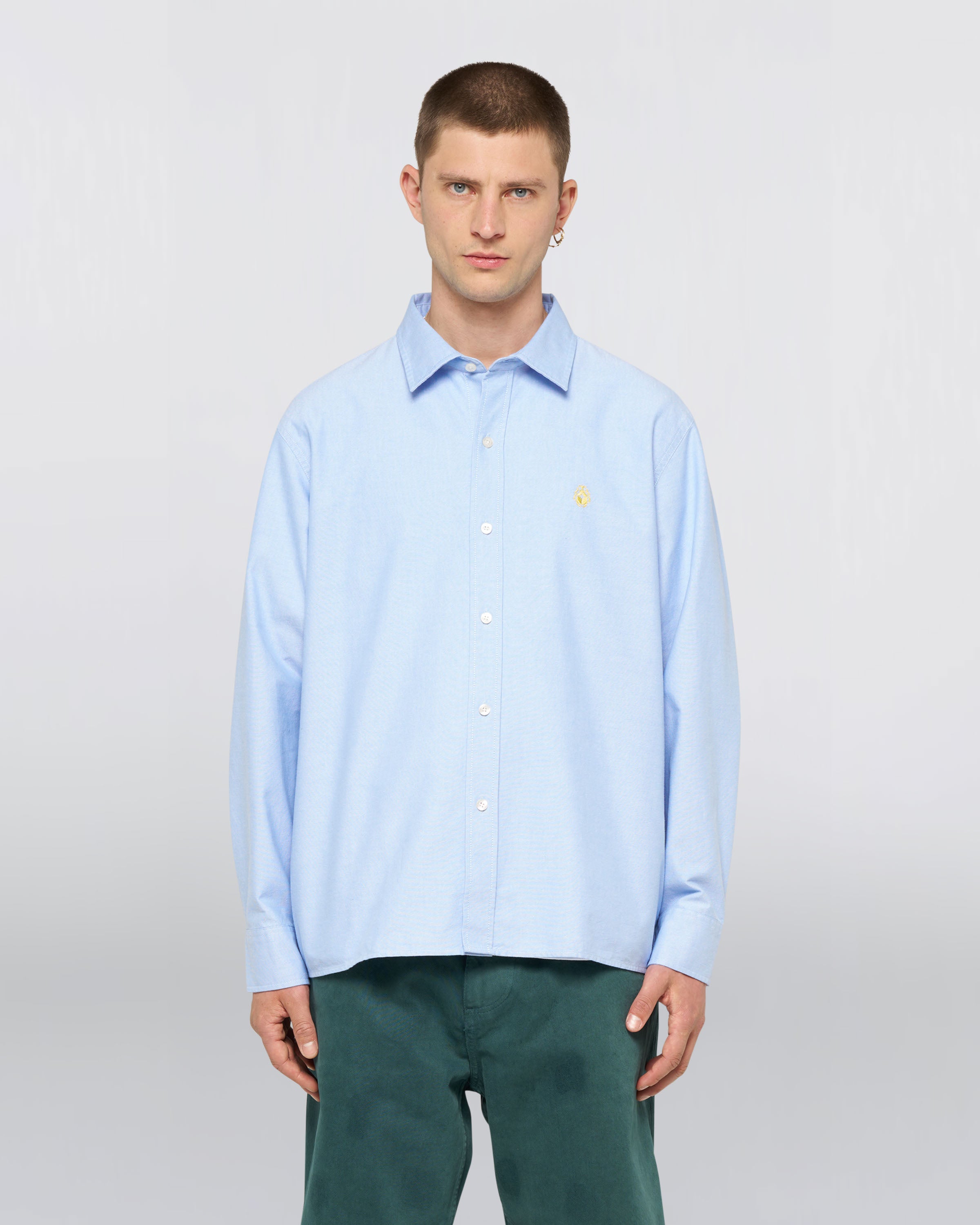 Edwin Big Ox Shirt LS - Blue