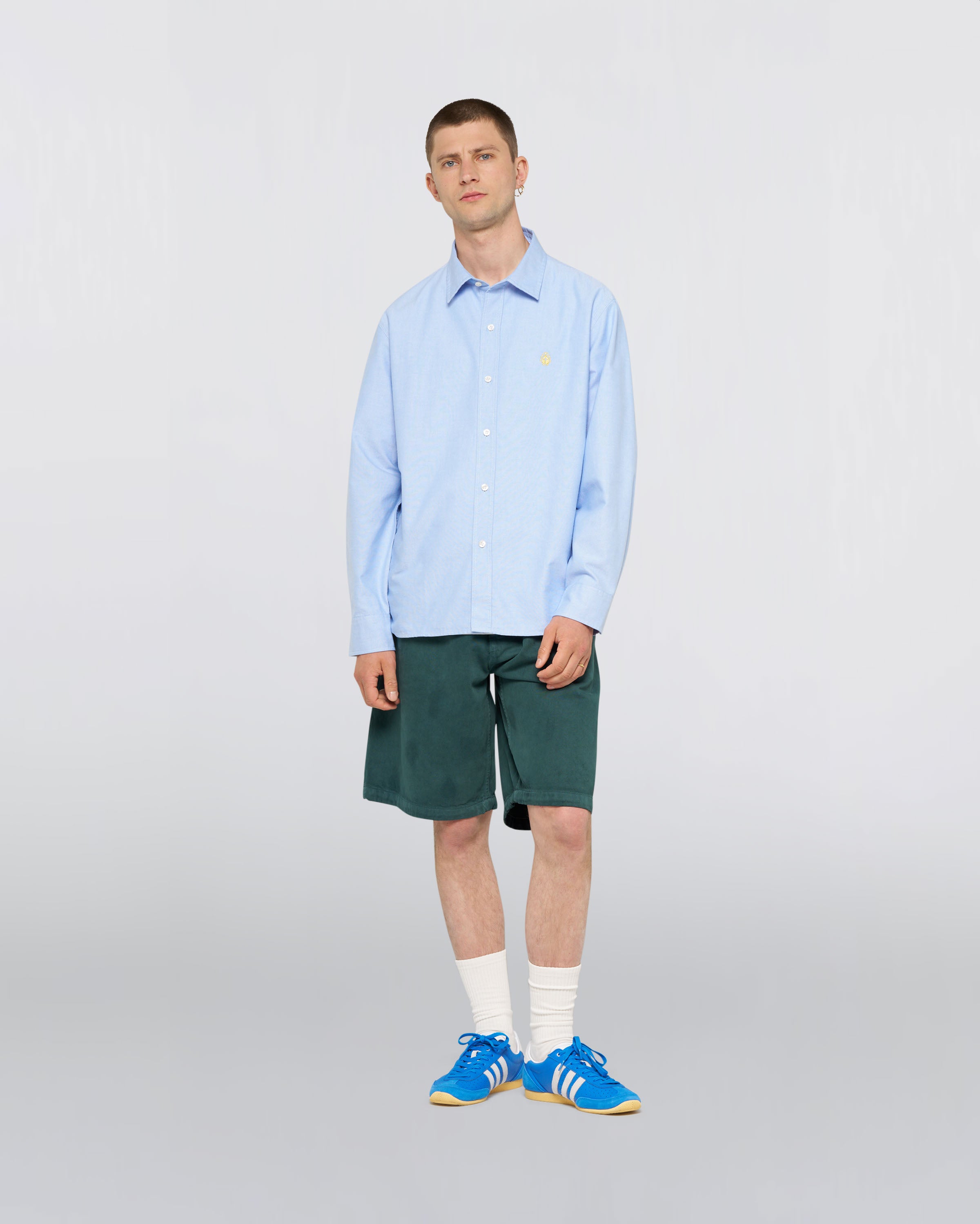 Edwin Big Ox Shirt LS - Blue