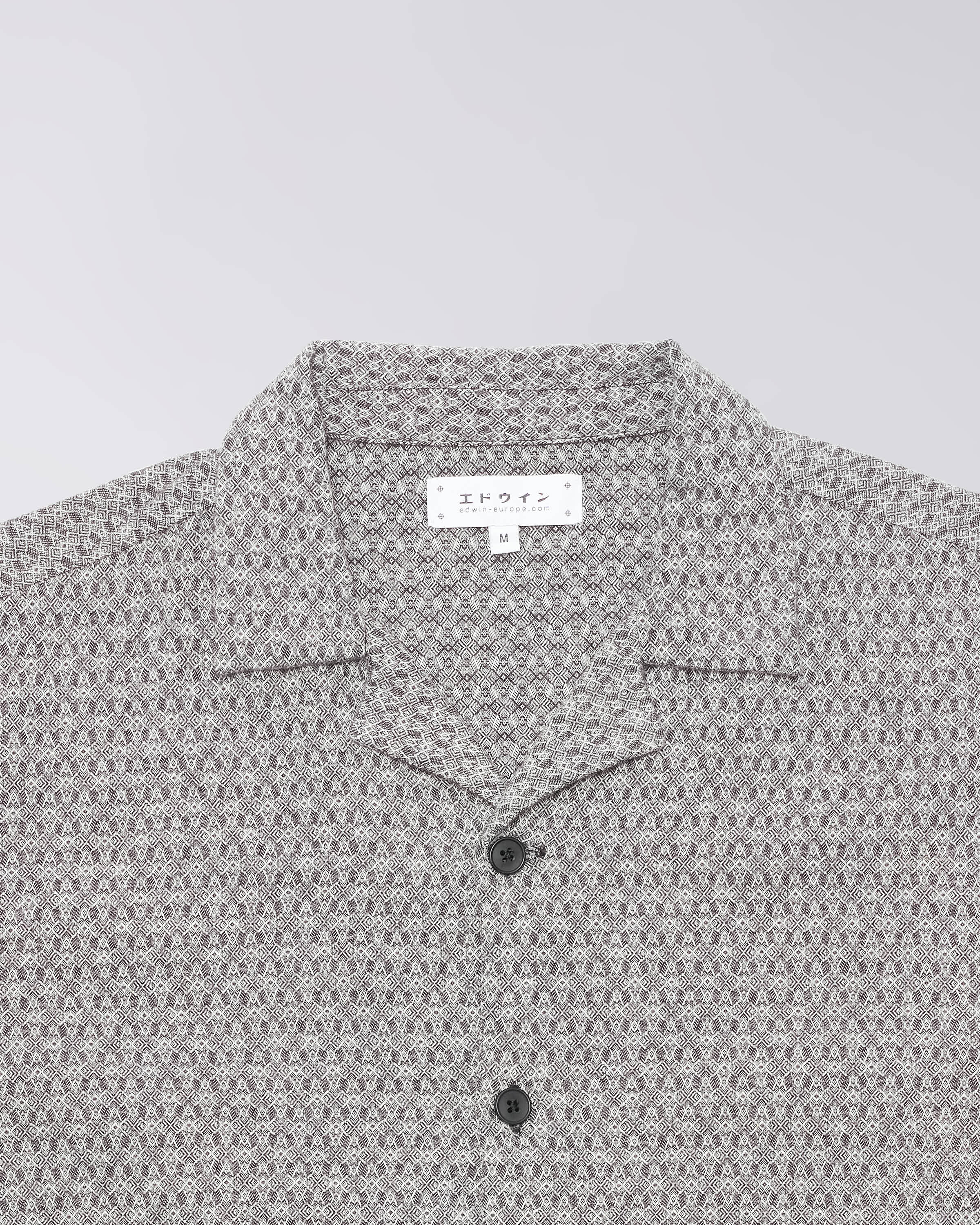 Edwin Saga Shirt SS - Black/White