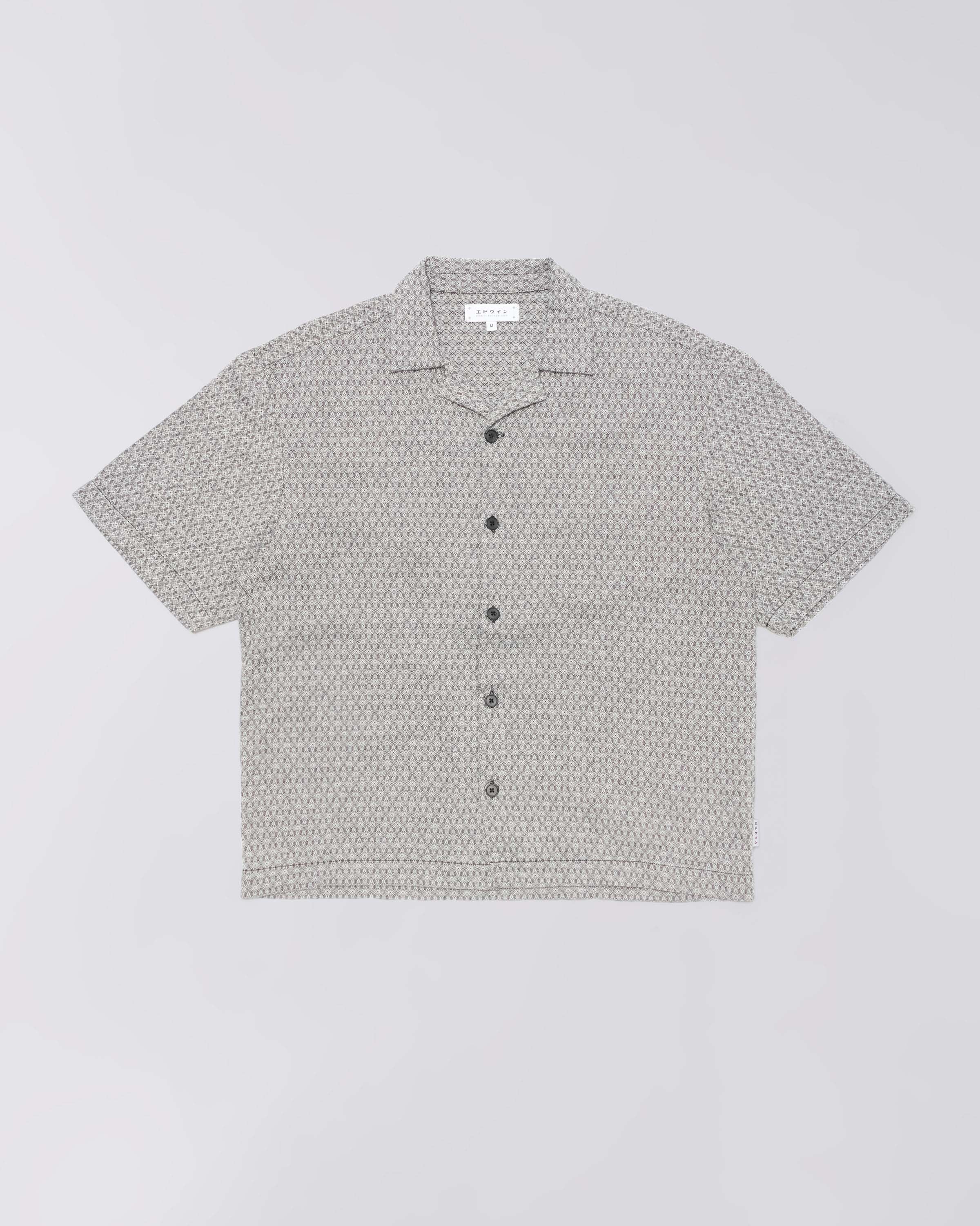 Edwin Saga Shirt SS - Black/White