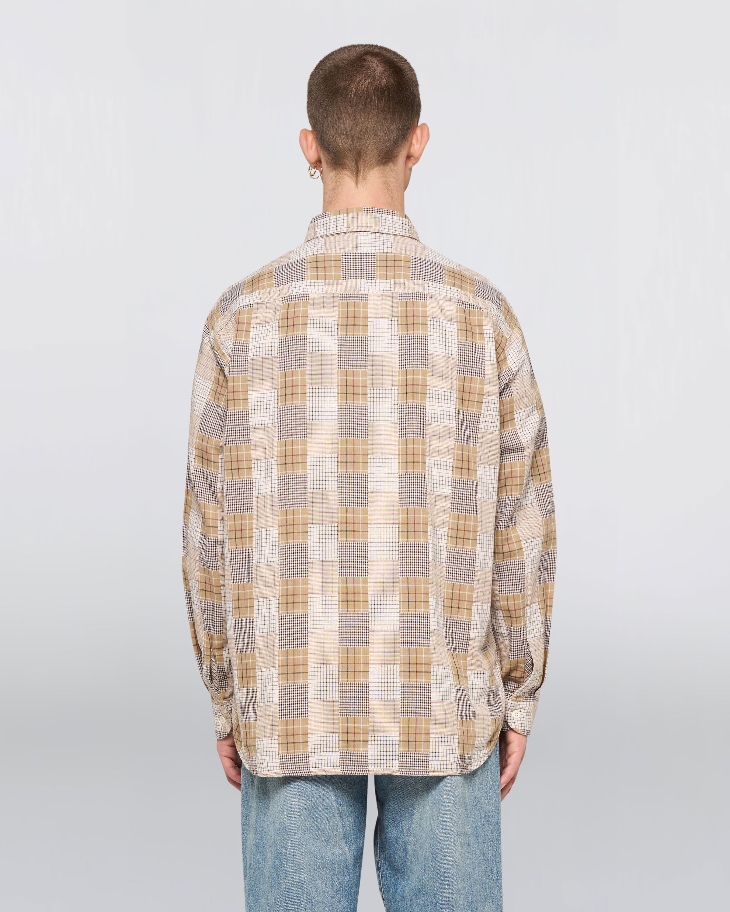 Edwin Work Shirt LS - Beige/Brown