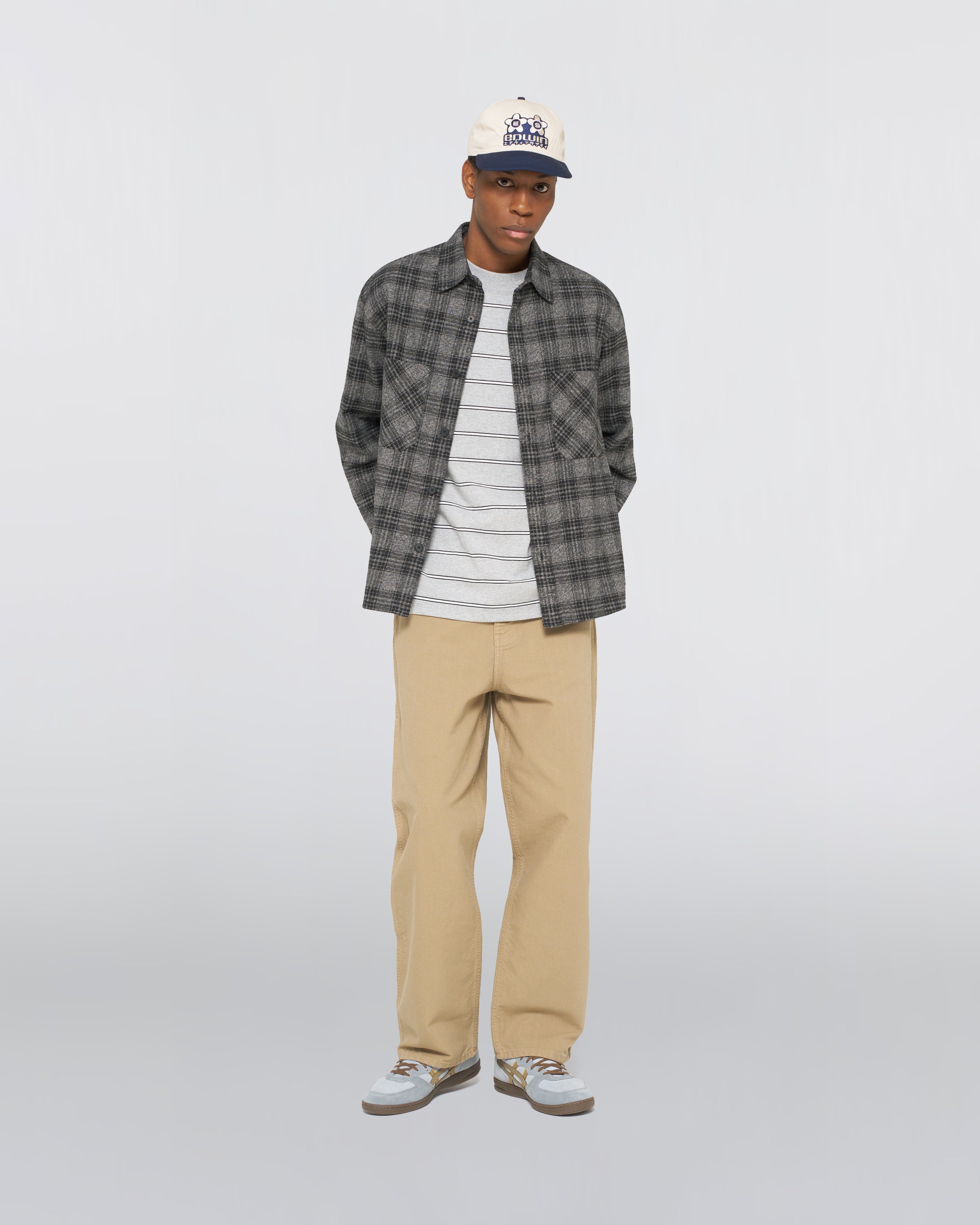 Ace Shirt LS - Black/Grey
