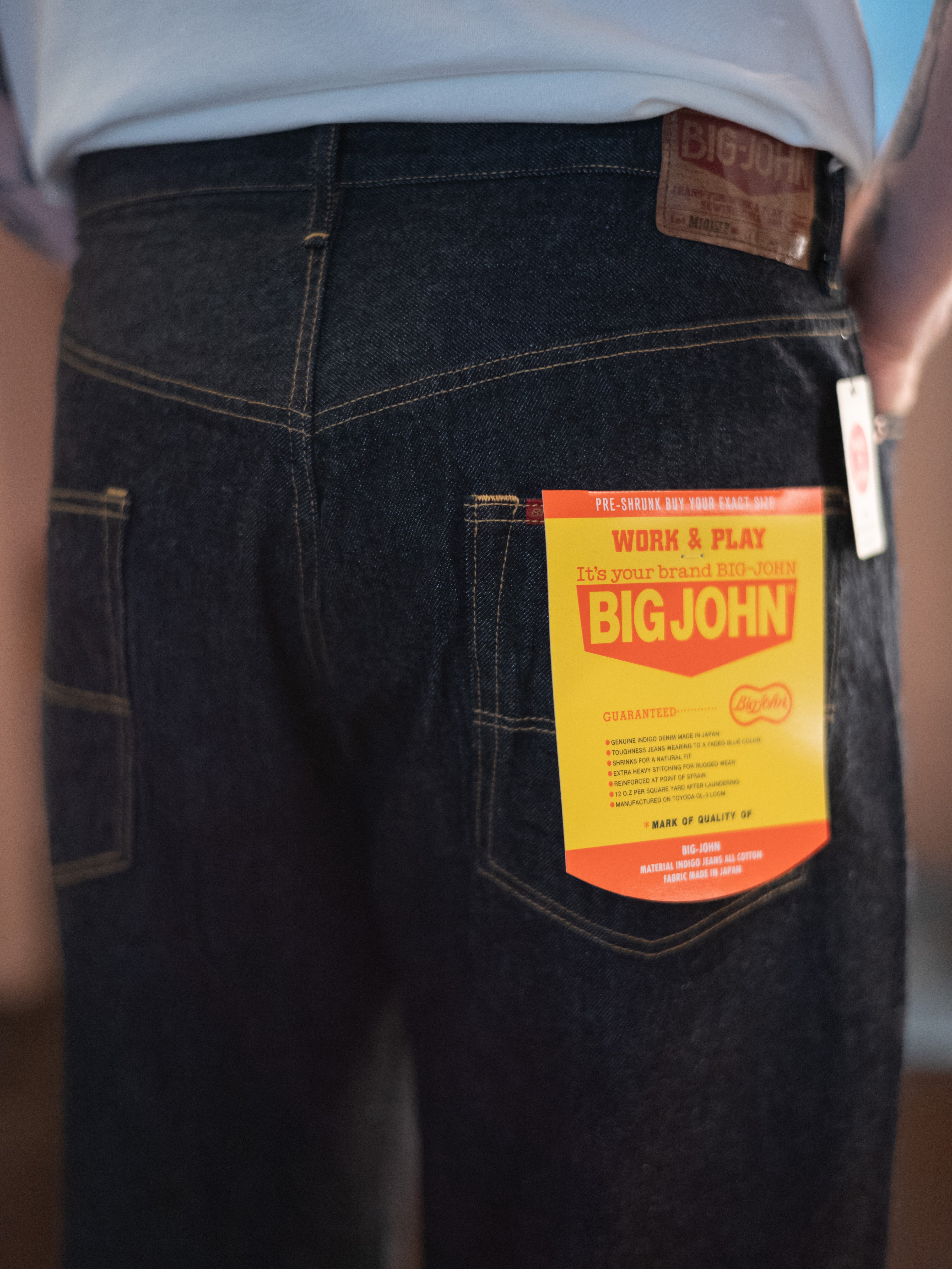 Vintage Loose Straight  M101SLB (001)- Indigo