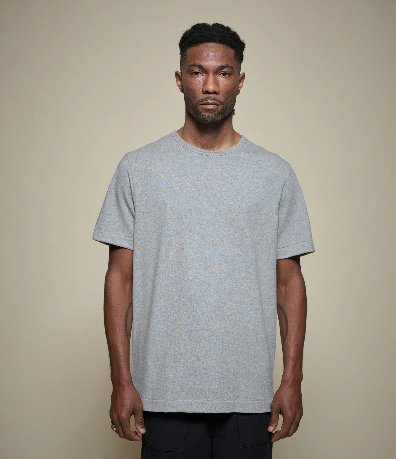 2M15 VINTAGE MACHINE REFINED CLASSIC FIT T-SHIRT - Grey Melange