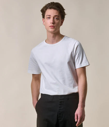215 LOOPWHEELED CLASSIC FIT T-SHIRT - White