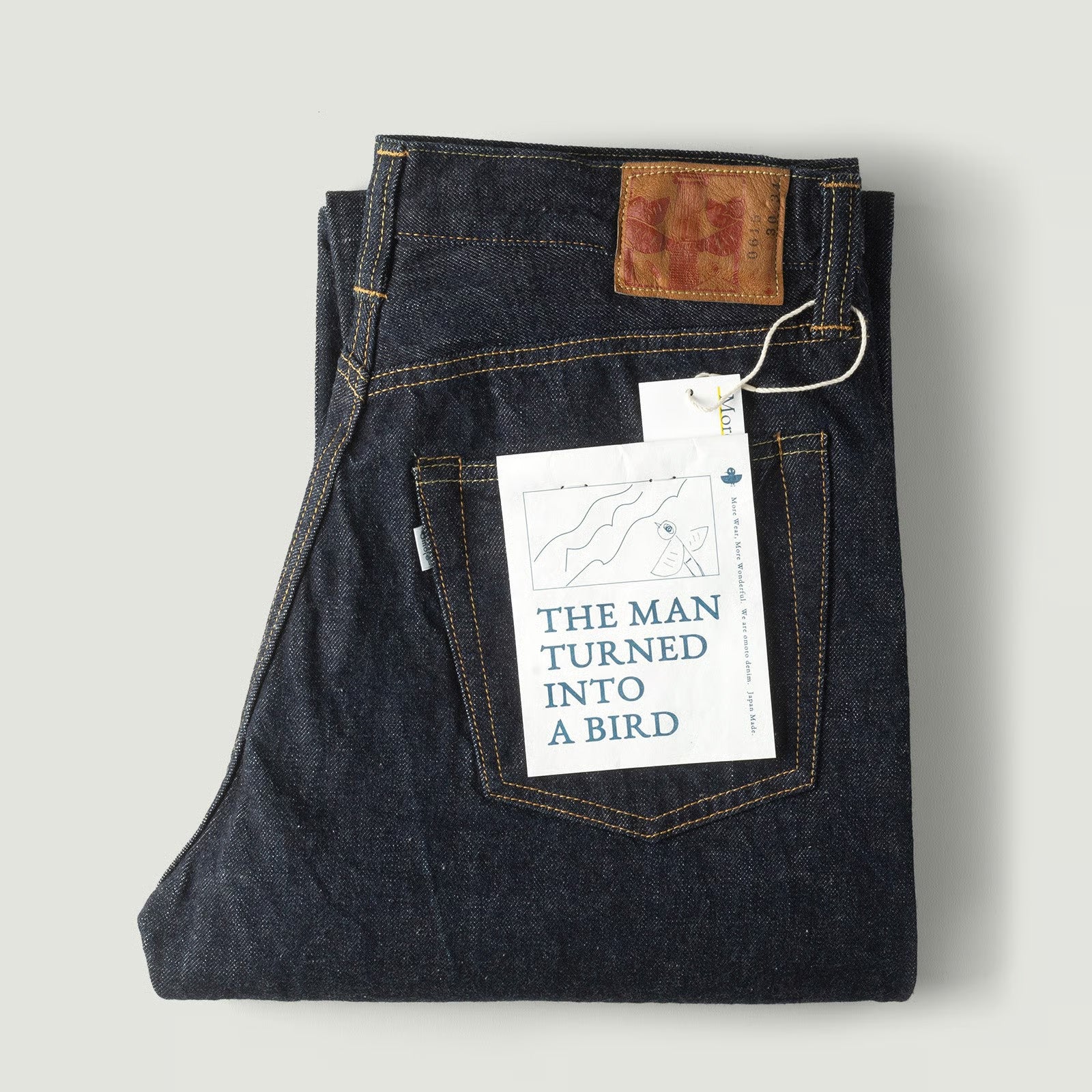 Omoto 0611 - 15.5oz Slub-nep Denim - Relaxed Fit