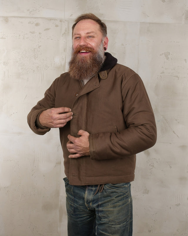1944 N1 Deck Jacket - Waxed Khaki