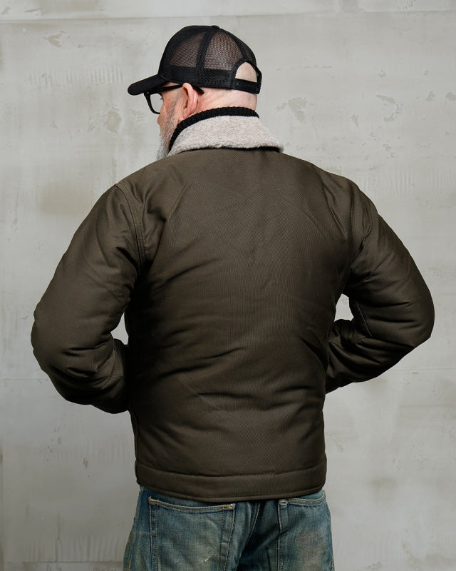 1944 N1 Deck Jacket Waxed Olive