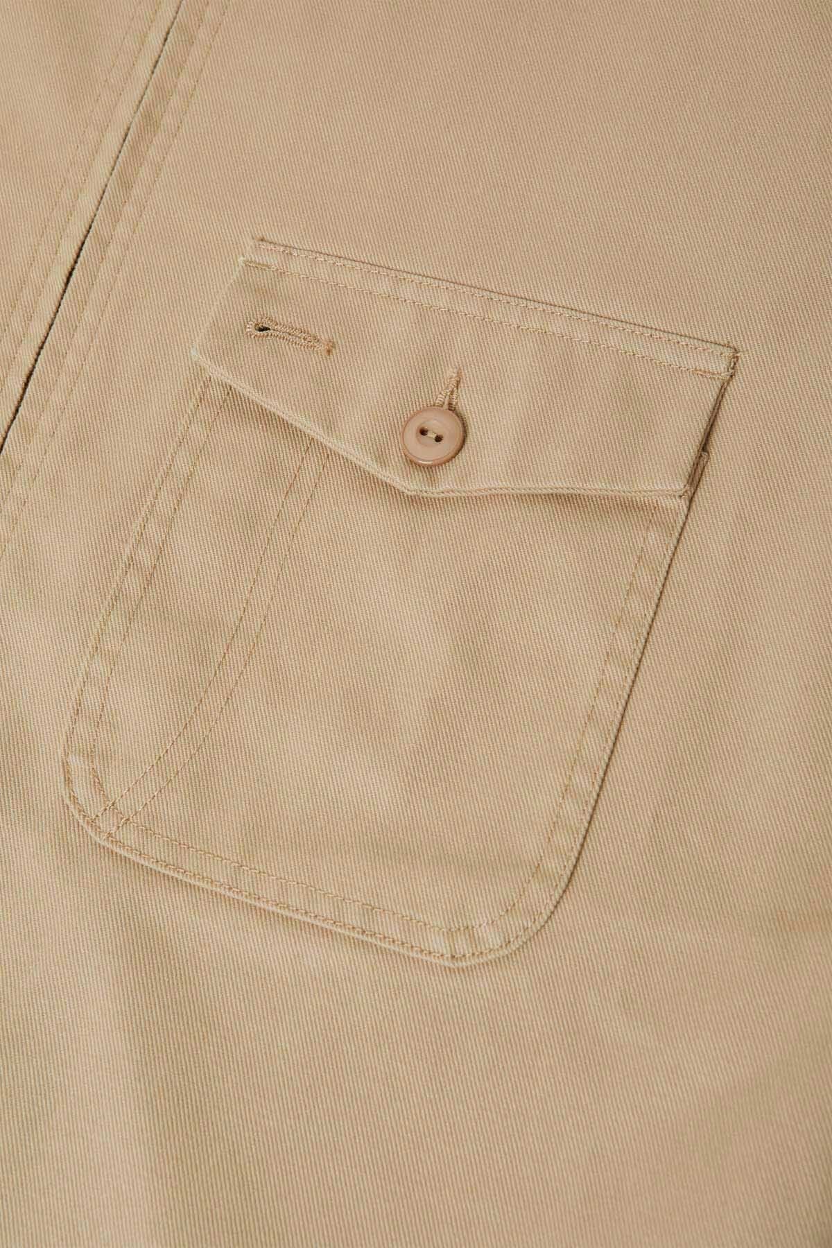 Zip Up 2pk Jacket - Bio Wash – Beige – Universal Overall