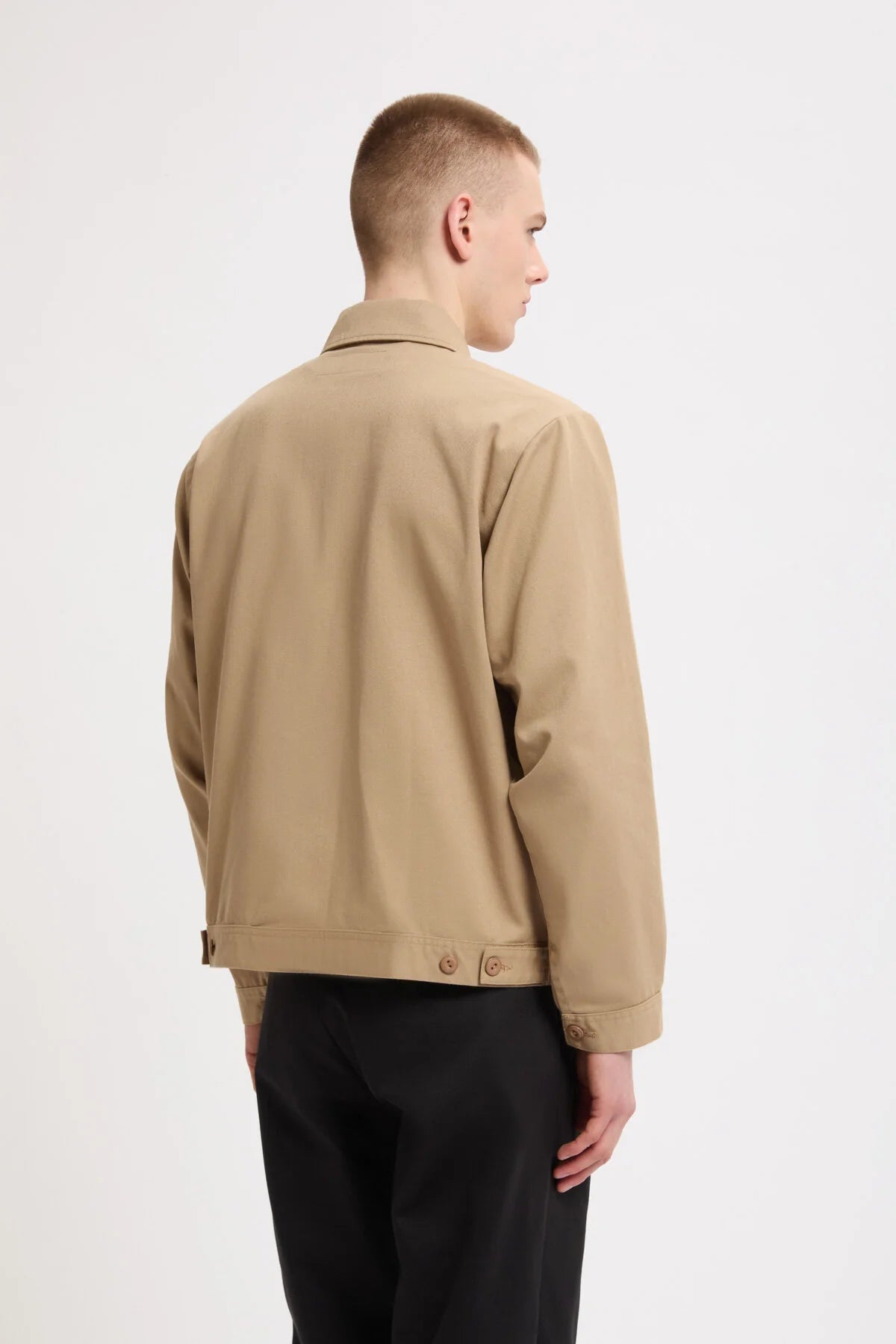 Zip Up 2pk Jacket - Bio Wash – Beige – Universal Overall