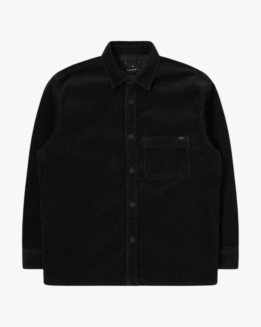 ANDER SHIRT LS - Black - Raw Denim