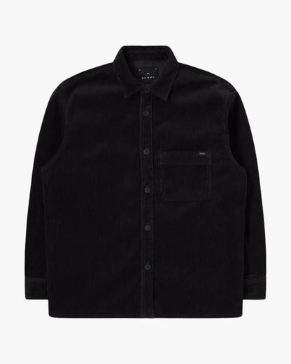ANDER SHIRT LS - Black - Raw Denim