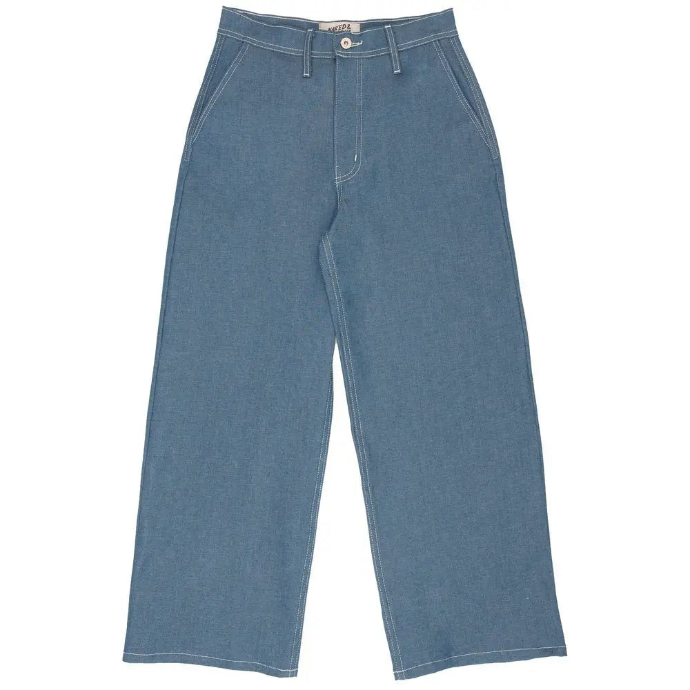Antique Blue Denim Stretch - Maudie - Raw Denim