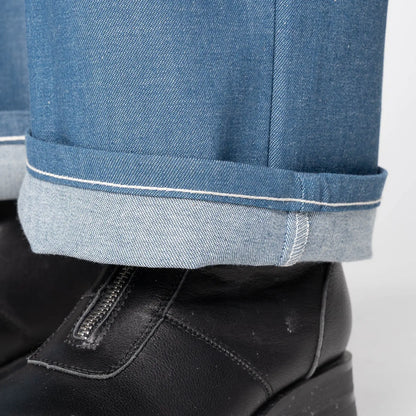 Antique Blue Denim Stretch - Maudie - Raw Denim