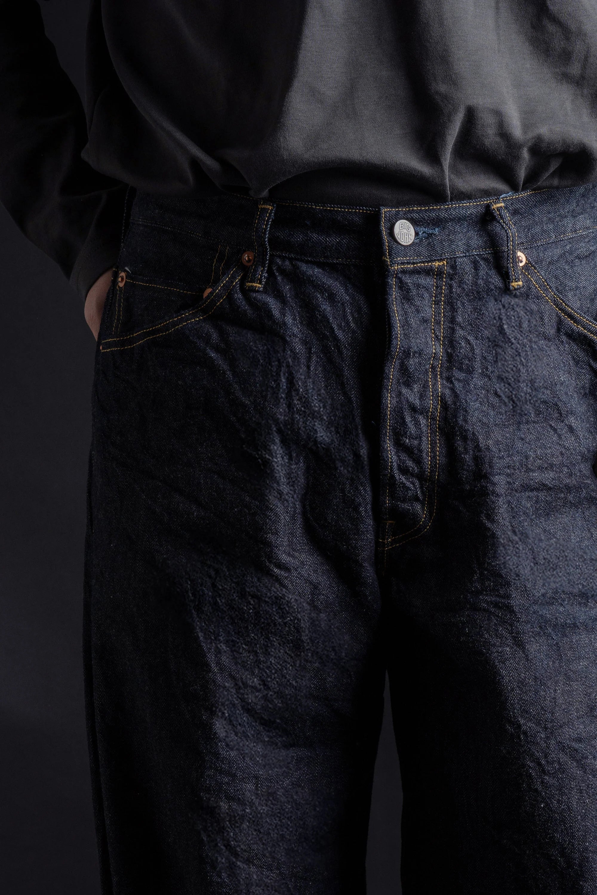 Vintage Loose Straight  M101SLB (001)- Indigo