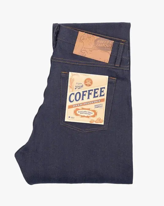 COFFEE DYE SELVEDGE - True Guy 12.5 oz - Raw Denim