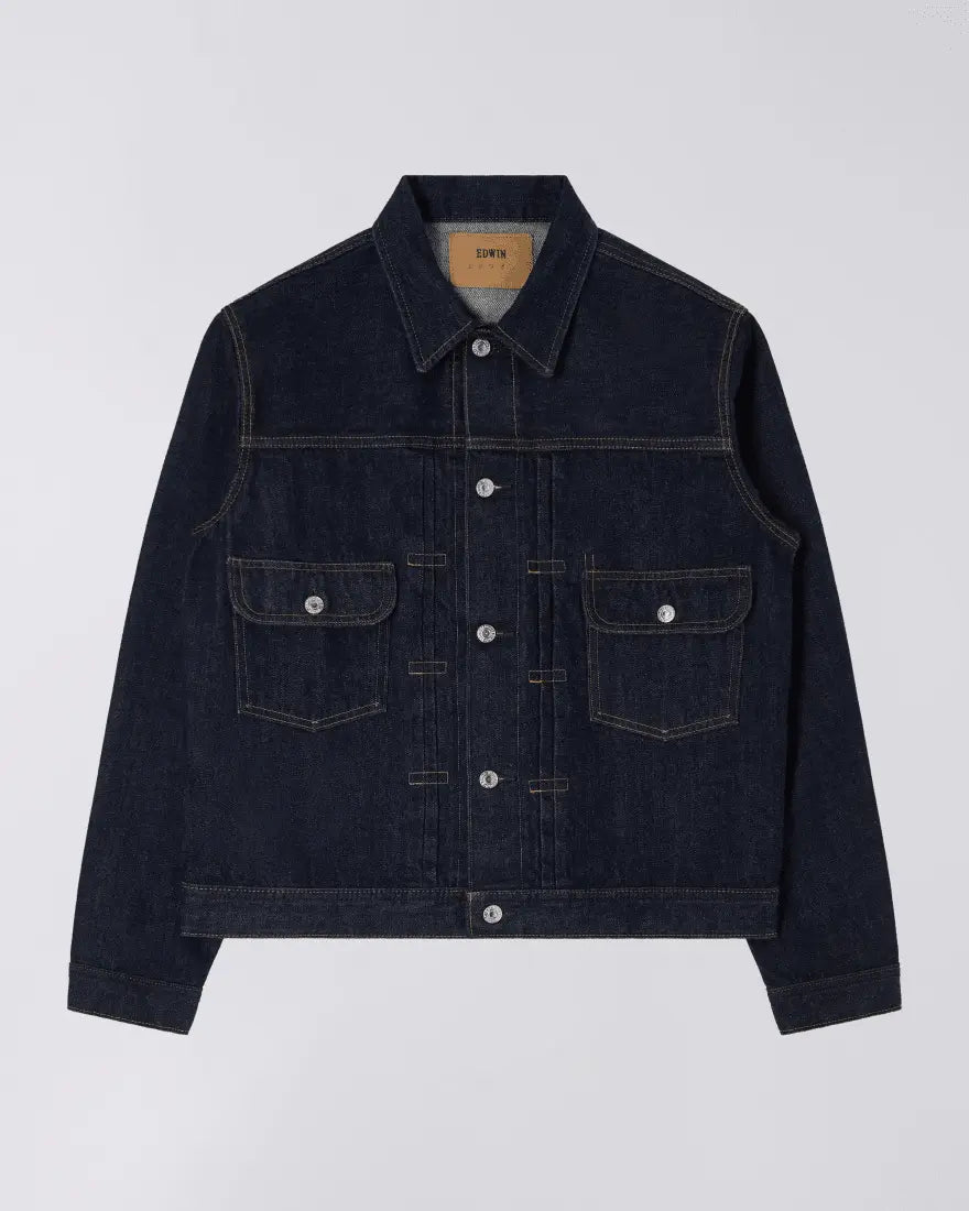 DENIM JACKET - Blue - Raw Denim
