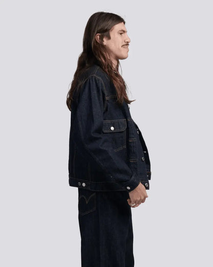 DENIM JACKET - Blue - Raw Denim