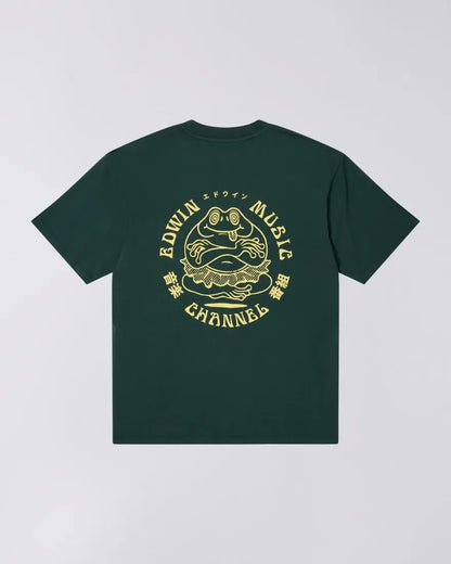 EDWIN MUSIC CHANNEL T-Shirt - Green Gables - Raw Denim