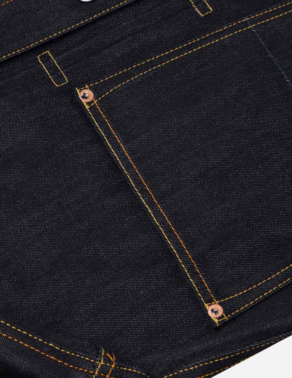 Ecru Seagull Print Relax Fit Denim Jacket - Evisu