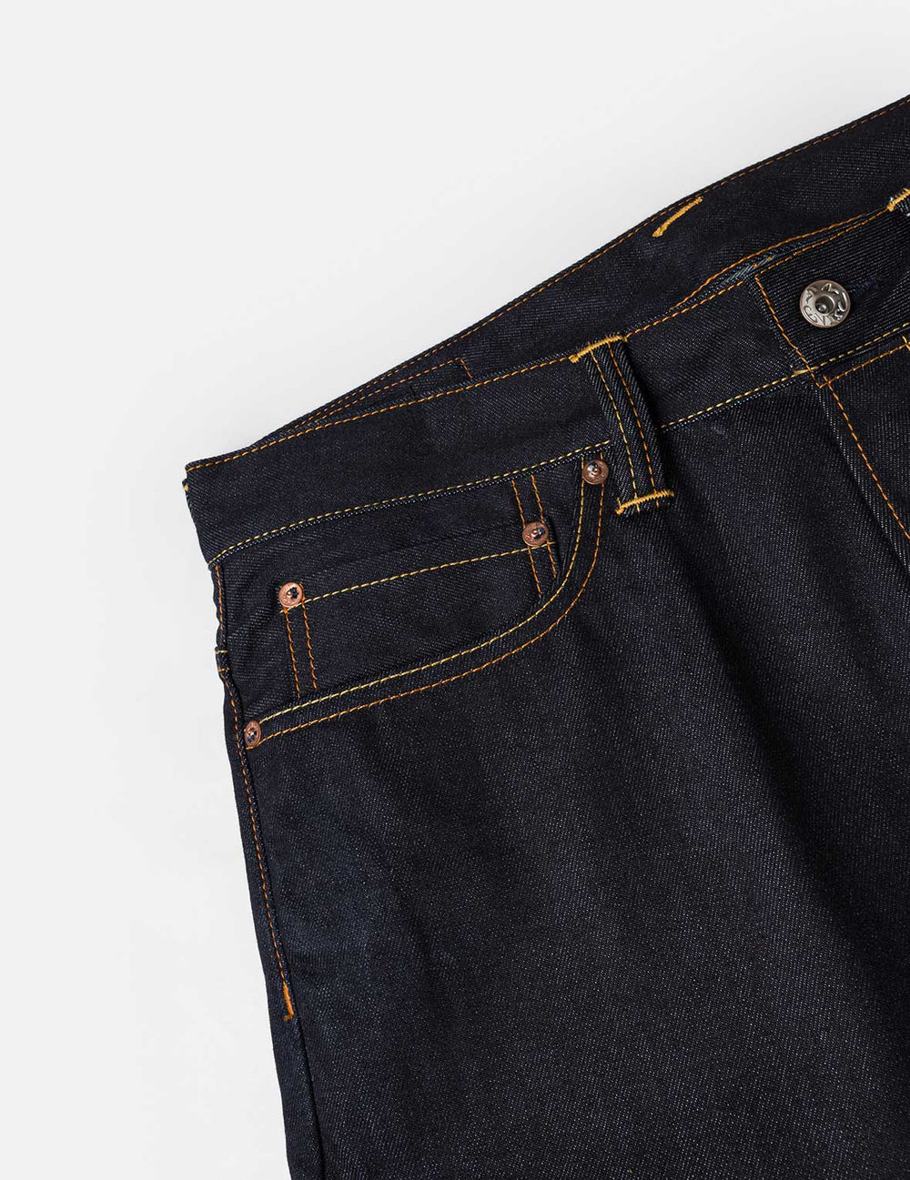 Ecru Brushstoke Seagull Print Regular Fit Jeans #2020 - Regular Fit - Evisu