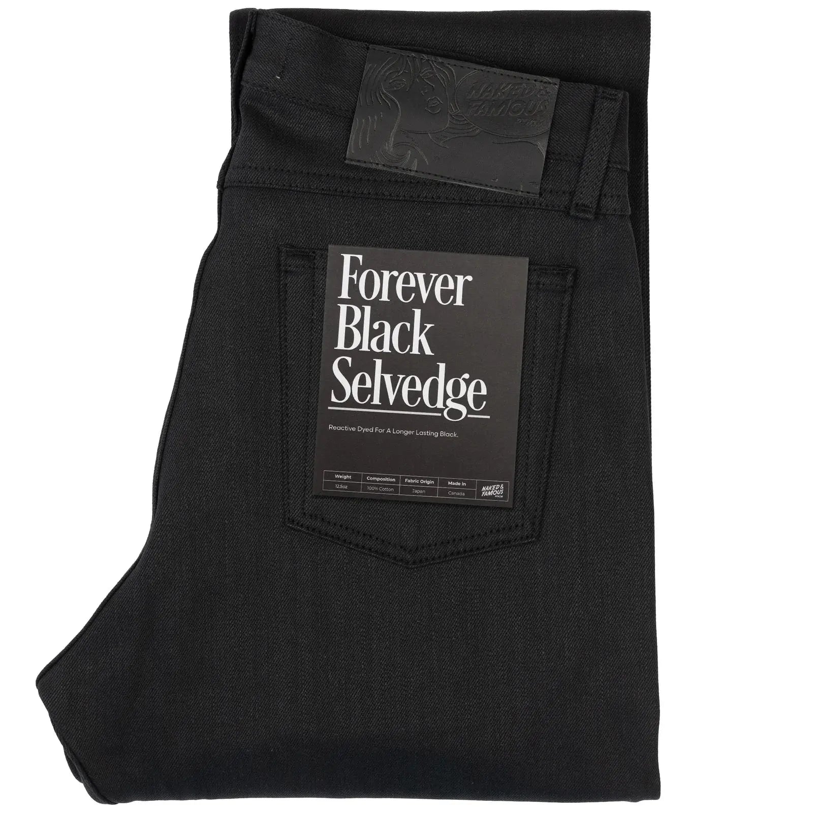 Forever Black Selvedge – Strong Guy 12.5oz